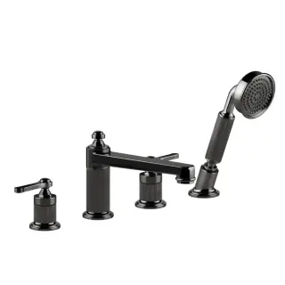 Смеситель для ванны Gessi VENTI20 65045#706 black metal PVD
