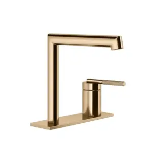 Смеситель для раковины Gessi INGRANAGGIO 63515#735 warm bronze PVD