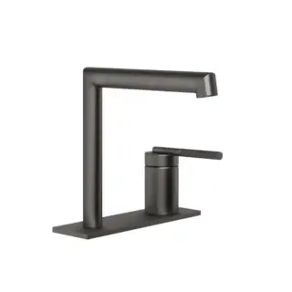 Смеситель для раковины Gessi INGRANAGGIO 63515#707 black metal brushed PVD