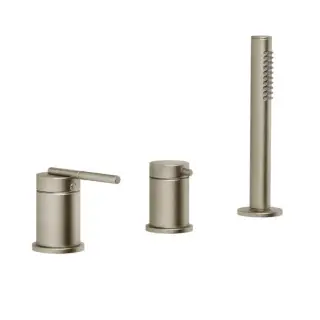 Смеситель для ванны Gessi INGRANAGGIO 63547#149 finox brushed nickel