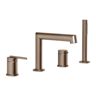 Смеситель для ванны Gessi INGRANAGGIO 63537#708 браш.медь PVD