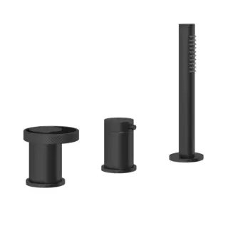 Смеситель для ванны Gessi ANELLO 63347#299 черный XL