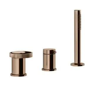 Смеситель для ванны Gessi ANELLO 63347#030 медь PVD