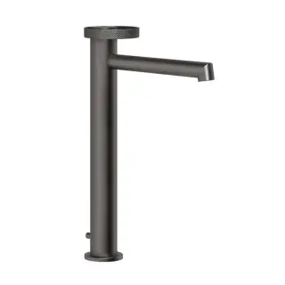 Смеситель для раковины Gessi ANELLO 63305#707 black metal brushed PVD