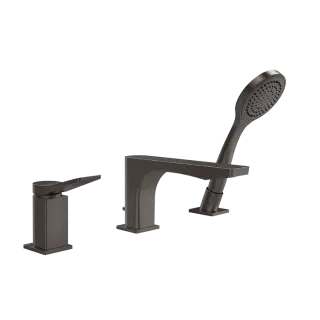 Смеситель для ванны Gessi RILIEVO 59037#707 black metal brushed PVD