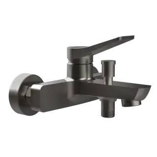 Смеситель для ванны Gessi RILIEVO 59013#707 black metal brushed PVD