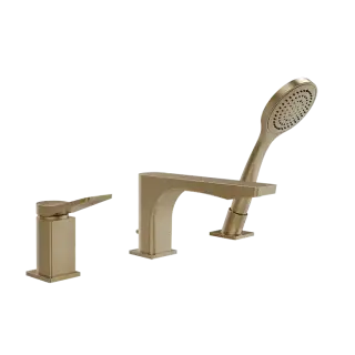 Смеситель для ванны Gessi RILIEVO 59037#726 warm bronze brushed PVD
