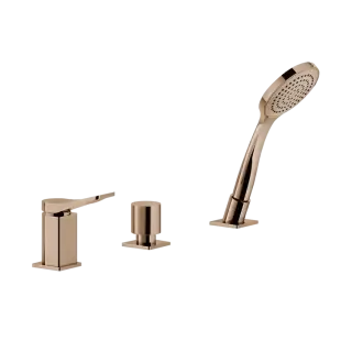 Смеситель для ванны Gessi RILIEVO 59043#030 медь PVD