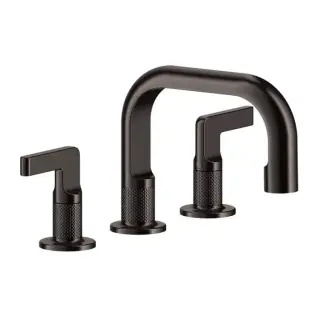 Смеситель для раковины Gessi INCISO 58011#707 black metal brushed PVD