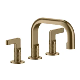 Смеситель для раковины Gessi INCISO 58012#726 warm bronze brushed PVD