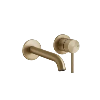 Смеситель для раковины Gessi 316 FLESSA 54086#726 Warm Bronze Brushed PVD