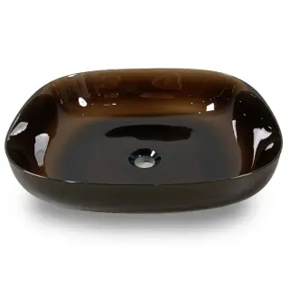 Раковина Antonio Lupi Ago AGO3C BARRIQUE, дон.клапан-grafite