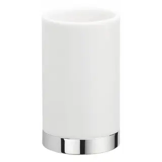 Стакан Colombo Design NORDIC B5241.CBO керамика белая матовая/хром