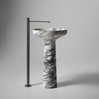 Раковина Antonio Lupi Ago AGO185 мрамор-BIANCO SILVER