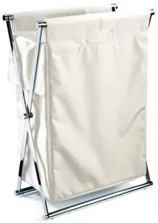 Корзина для белья Decor Walther CROSS WB 0507755 структура - хром, ткань - белый нейлон