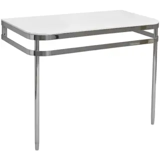 Консоль для ванной комнаты Art Ceram AZULEY AZA003.71;01 хром/белый лак