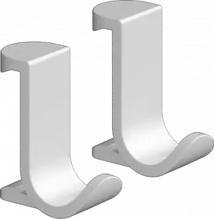 Крючок HANSGROHE WALLSTORIS 27914700 матовый белый