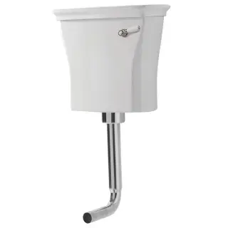 Бачок низкий 44*39h белый блестящий