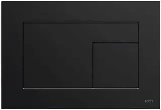 Панель смыва с двумя клавишами 22*15h черный, материал FENIX NTM