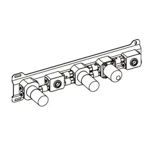 Fantini 4700P019A Встроенный смеситель для ванны • Внутренняя часть