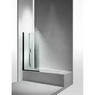 VismaraVetro LLV040908001500ST – Шторка на ванну LV, размер 80-82см, высота 150Нсм, SX(левая)