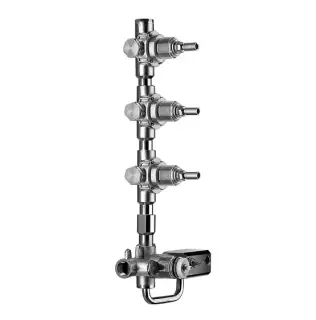 ™ Fantini 19004714A Встраиваемая часть термостатического смесителя для душа 3/4'' / 4 выпуска