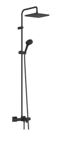 Душевая стойка, Hansgrohe, Vernis Shape, цвет-черный матовый