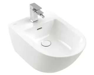 Биде, Villeroy&Boch, Subway 3.0, подвесной, шгв 375*560*270, цвет-альпийский белый