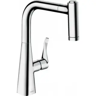 Смеситель для кухни, Hansgrohe, Metris M71, цвет-хром