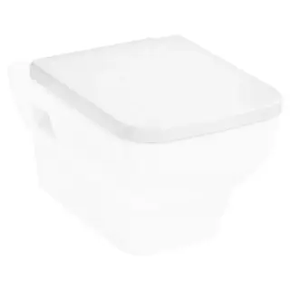 Сиденье для унитаза, Hansgrohe, EluPura Original S, шг 365*540, цвет-белый