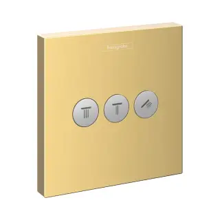 Вентиль, Hansgrohe, Select, цвет-полированное золото