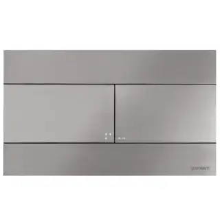 Клавиша смыва, Duravit, DuraSystem, для унитаза, шгв 255*7,8*150, цвет-сталь брашированная