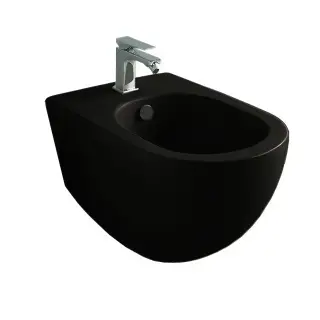 Биде Art Ceram FILE 2.0 FLB003.17.00 Цвет- черный матовый/покрытие Saniglaze