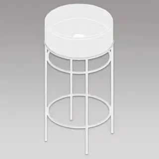 Консоль для ванной комнаты Art Ceram VOGUE ACA058.05 Цвет-белый матовый