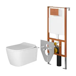 Система инсталляции в комплекте с подвесным унитазом