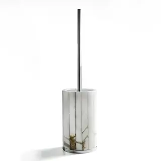 Ершик туалетный 3SC RIGATO AL17NK цвет-alabaster/nickel satin polished