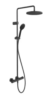 Душевая стойка, Duravit, цвет-черный матовый