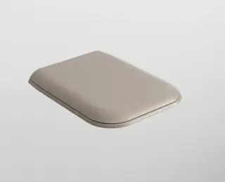 Сиденье для унитаза, Cielo, Shui Comfort, шг 375*470, цвет-Arenaria, тип дефекта - точки