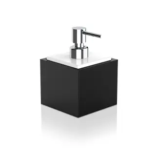 Decor Walther © 0937160 BROWNIE SSP Дозатор для мыла / Черная искусственная кожа