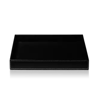 Decor Walther 0932560 - BROWNIE TAB R Лоток Имитация кожи черная