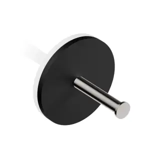 Decor Walther 0974465 STONE TPH1 Держатель туалетной бумаги Черный матовый/матовая сталь
