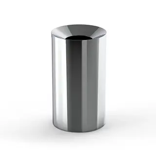 Decor Walther © 0615600 Мусорный бак DW 240 с внутренним ведром для торгового центра / Хром