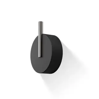 Decor Walther © 0972765 STONE WHG Крючок большой / черный матовый / матовая нержавеющая сталь