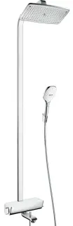 Смеситель для ванны HANSGROHE RAINDANCE E Showerpipe 27113400 хром / белый