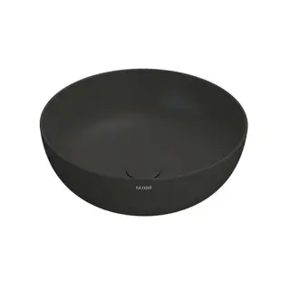 GLOBO B6T45SK Раковина T-EDGE для установки на столешницу, размер 45 см диаметр, цвет sk (Smoke)