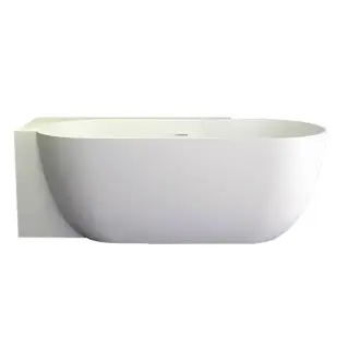 Knief K.Stone 0600-613 L ванна LOTUS CORNER L в левый угол, 190x95x63Hсм, с щелевым с/п, бел/мат.