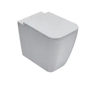 GLOBO ST004BI Унитаз напольный приставной STONE cm 52 безободковый, крепление в комплекте, цвет bi (