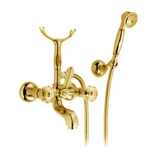 Nicolazzi 1902GB05 Смеситель для ванны *TEIDE* Gold Brass