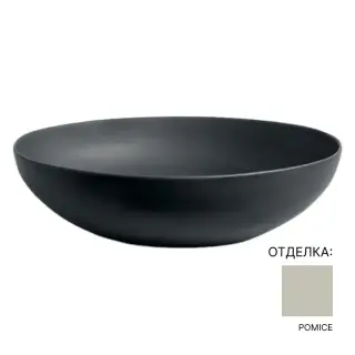 Раковина, CIELO, Le Bacinelle, шгв 620*450*180, отверстия для смесителя-отсутствуют, цвет-Pomice