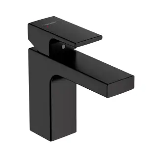 Смеситель для раковины, Hansgrohe, Vernis Shape, цвет-чёрный матовый